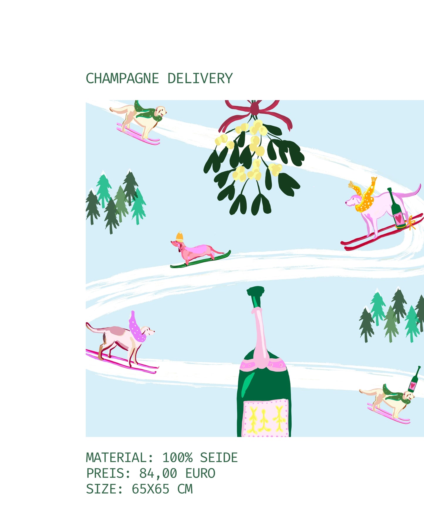 Seidentuch -Champagne Delivery