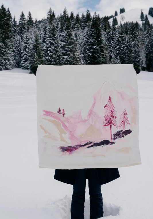 auf den Tannenspitzen